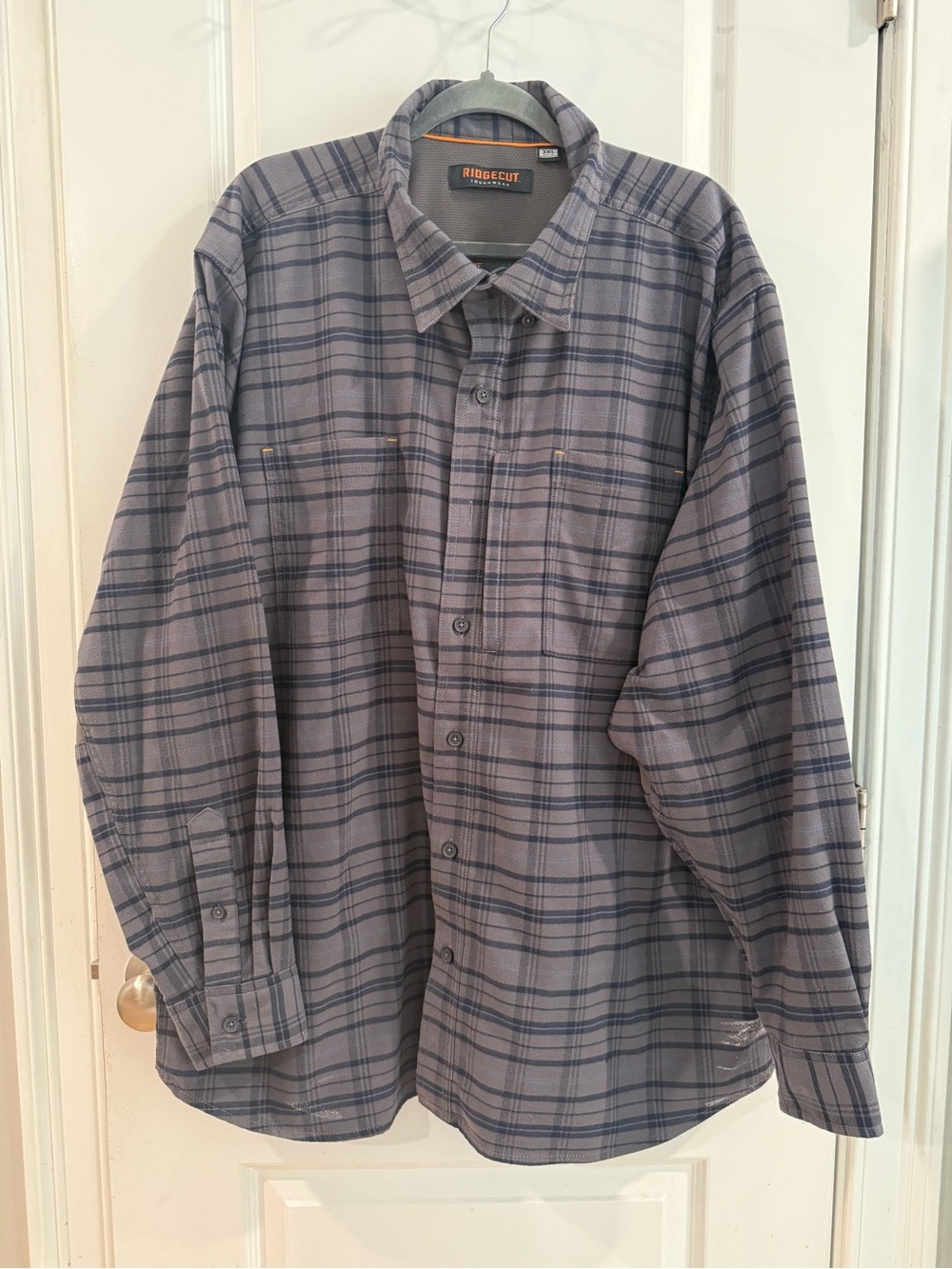 Ridgecut Men's Slate Plaid Button-Down Shirt